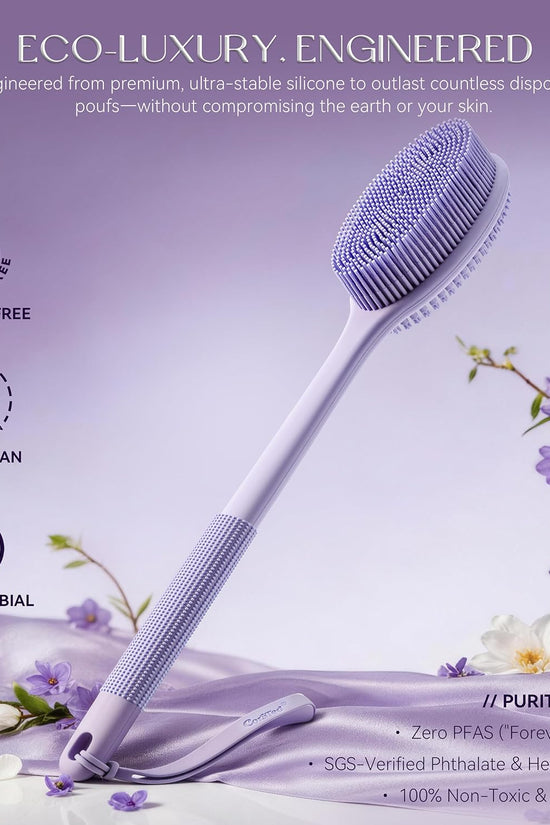 Long bath brush
