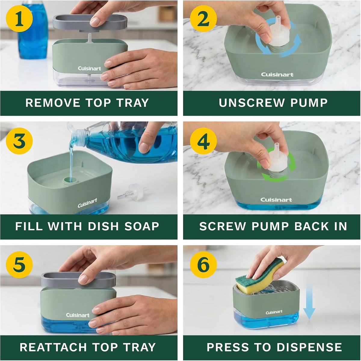 Soap Dispenser Sponge Holder