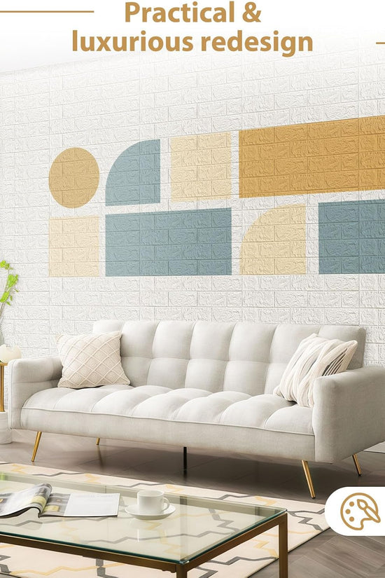 self-adhesive 3D brick wall panel/wallpaper
