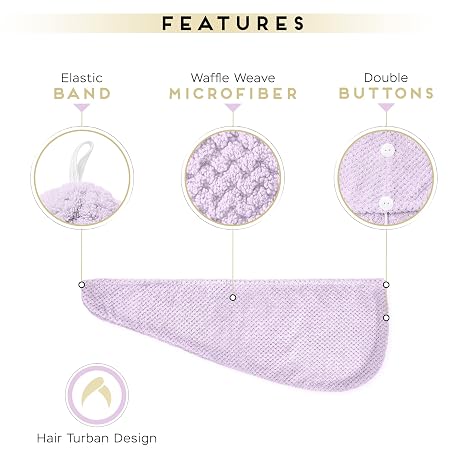 Microfiber Hair Towel Wrap (china import)