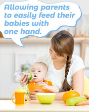 Baby Spoon Feeder Bottle with Soft Silicone Spoon | 90ml