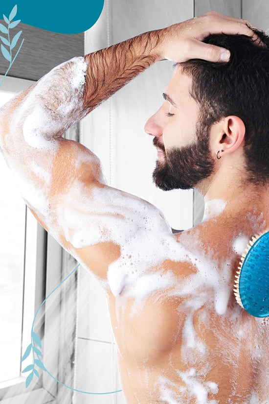 Long bath brush