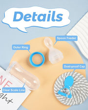 Baby Spoon Feeder Bottle with Soft Silicone Spoon | 90ml