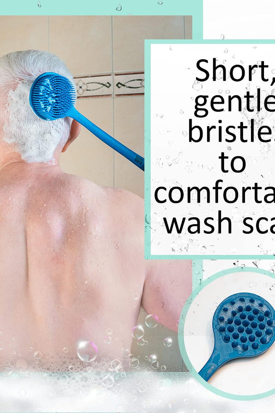 Long bath brush