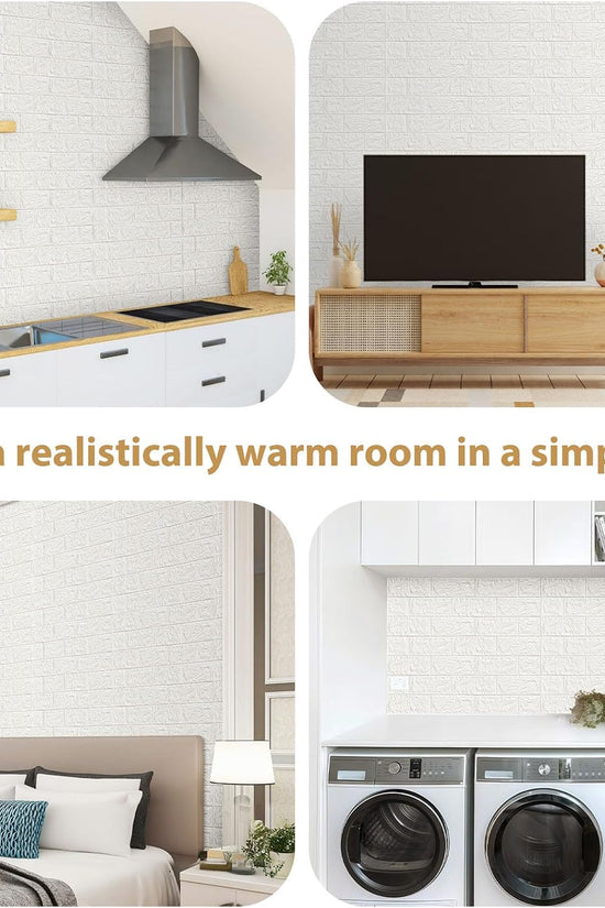 self-adhesive 3D brick wall panel/wallpaper