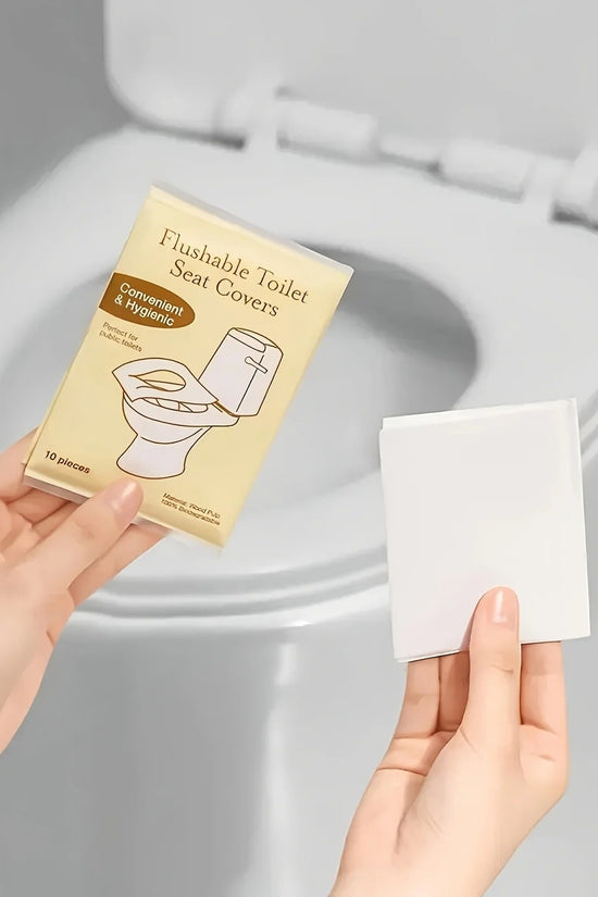 Flushable Toilet Seat Covers (10 Pieces)