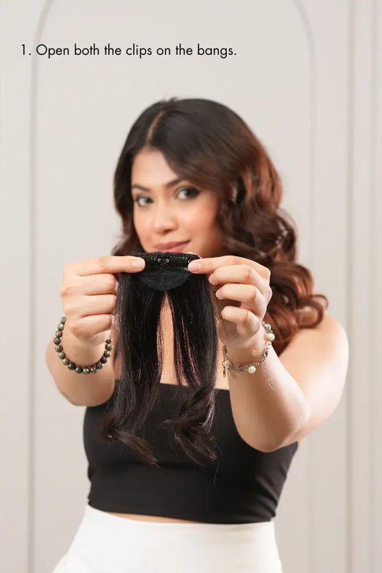 Clip-In Curtain Bangs