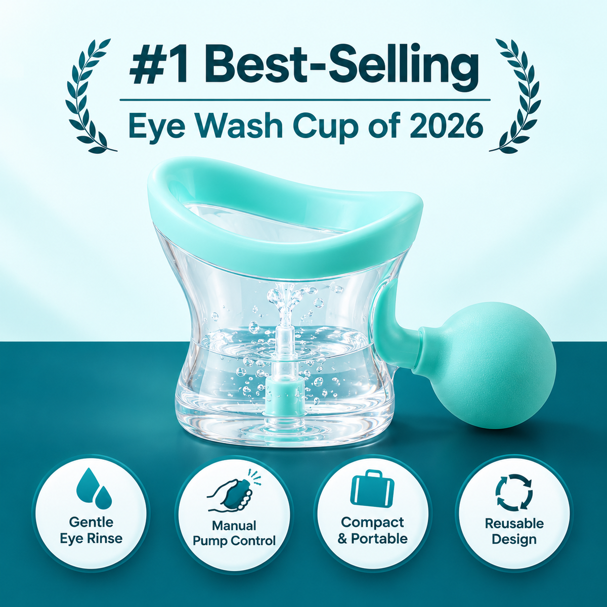 EyeRefresh - Gentle Eye Wash Cup