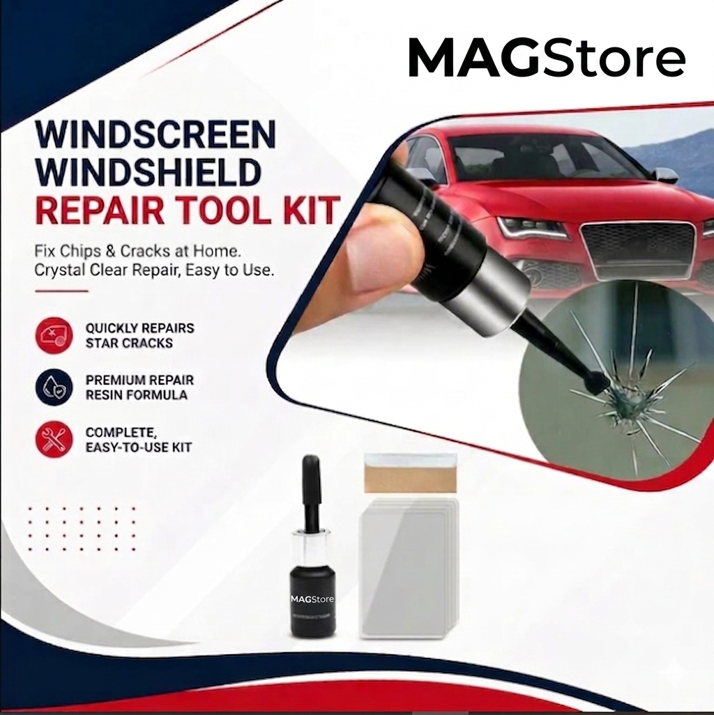 Glass Crack Nano Repair Fluid | For Car Windshield