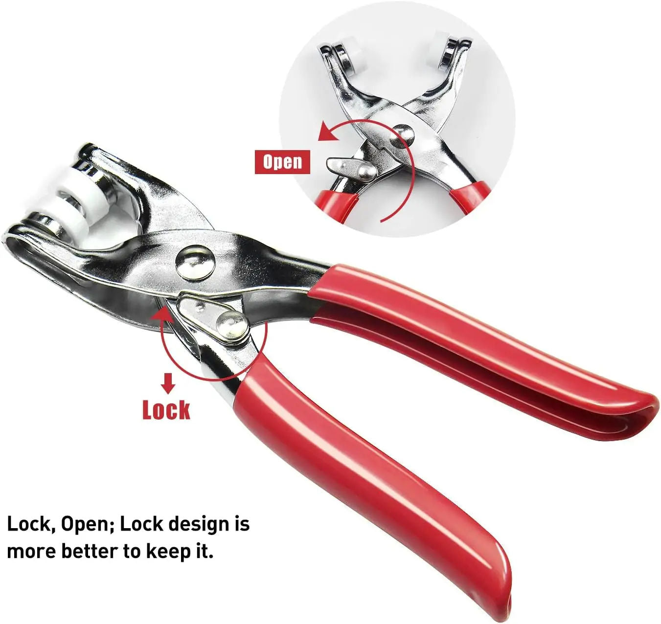 Button Pliers tool kit (50 buttons)