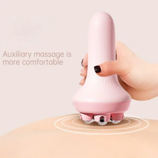 High Quality Handheld Roller 5-Bead Ball Massager with 360 Degree