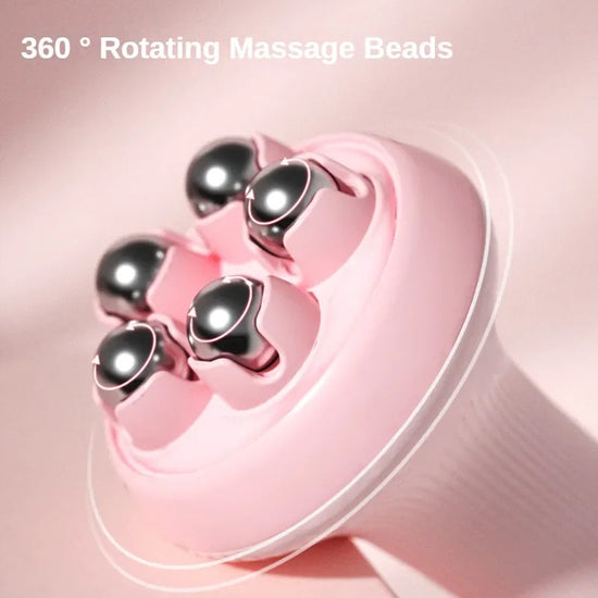 High Quality Handheld Roller 5-Bead Ball Massager with 360 Degree