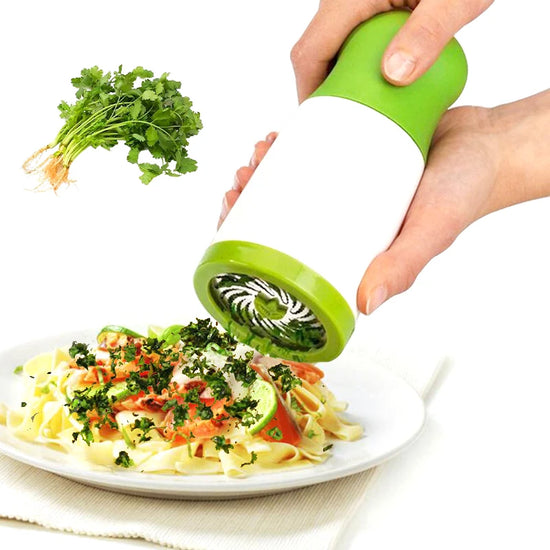 Manual herb chopper