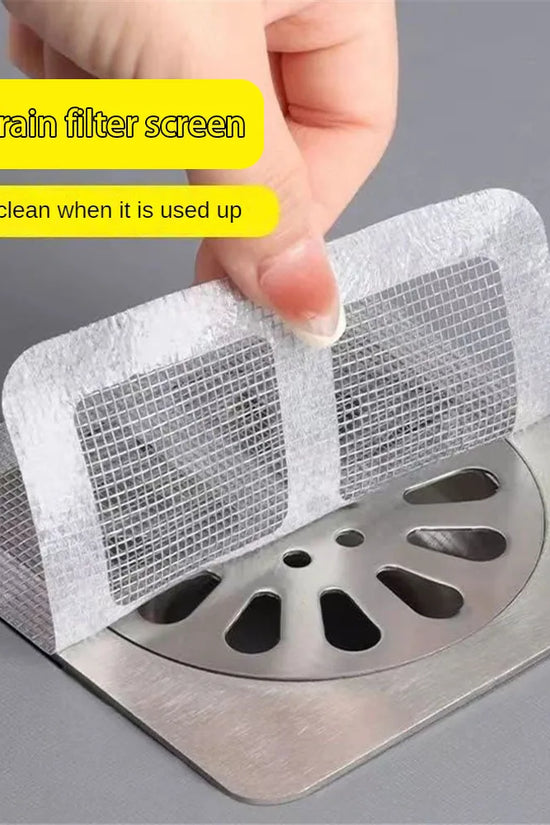 Floor Drain Hair Catcher Sticker 10Pcs