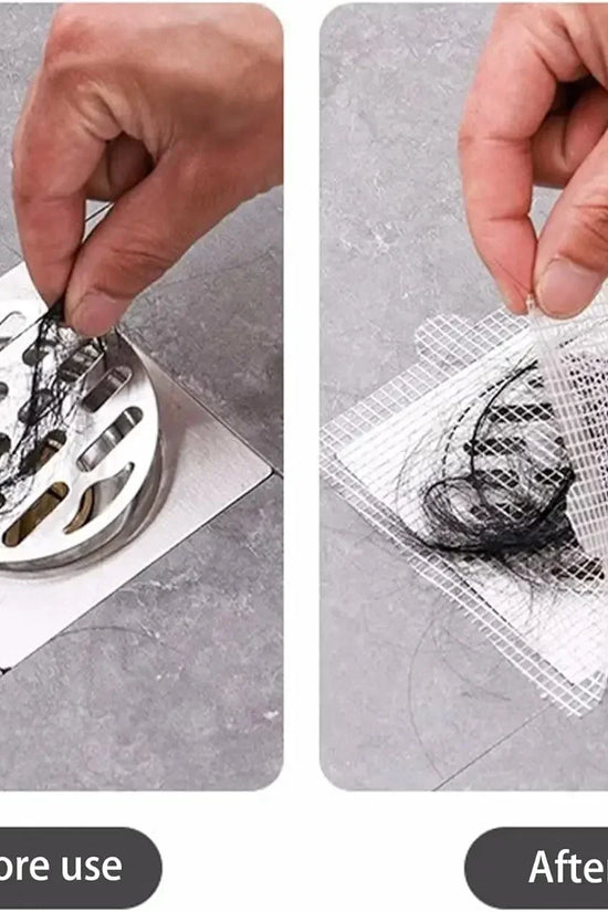 Floor Drain Hair Catcher Sticker 10Pcs