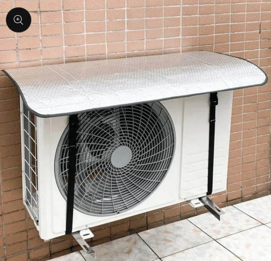 Aluminum Outdoor AC Cover with Adjustable Straps