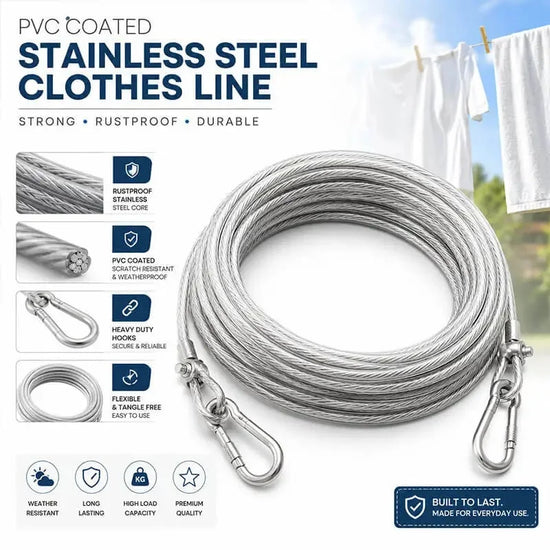 Stainless steel wire cloth line ( 5 Meter)