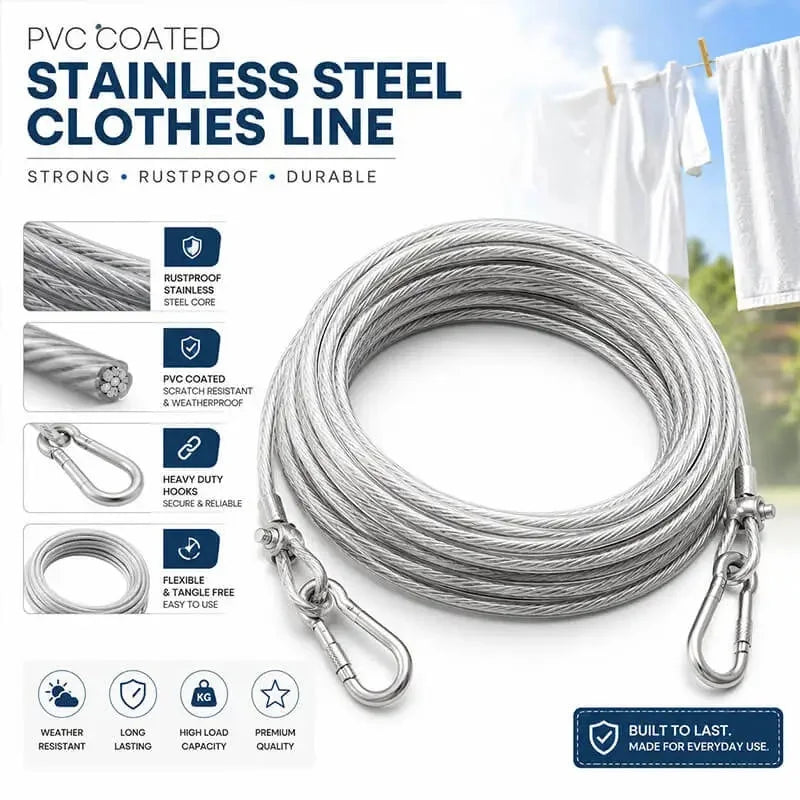 Stainless steel wire cloth line ( 5 Meter)