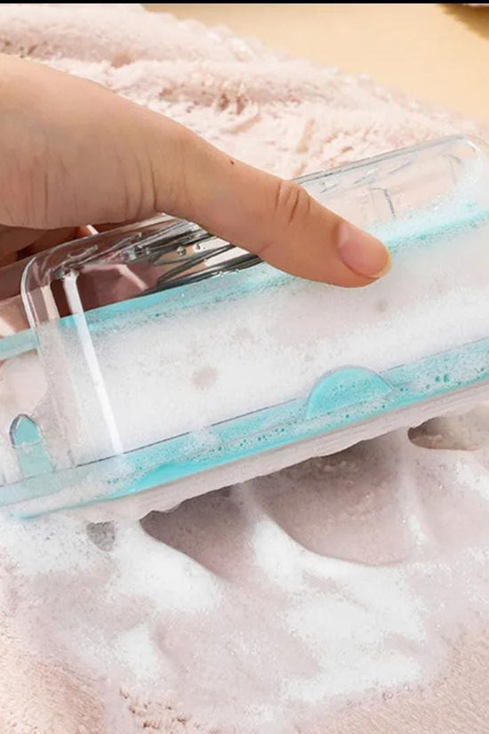 Soap Dispenser with Roller Drain Holes for Easy Cloth Washing Soap