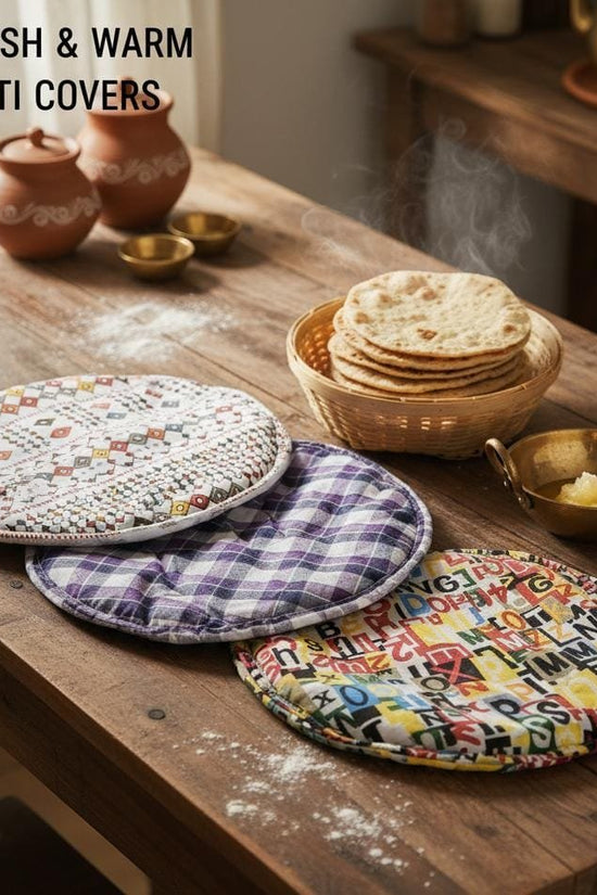 Fresh warm, Zip Roti Cover, (Pack of 2)