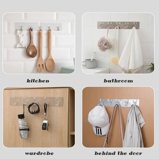 “Self-adhesive wall hooks”