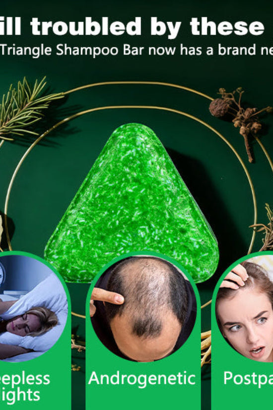 Japanese Triangle Herbal Shampoo Bar – Uzu Grass & Kotega Leaves