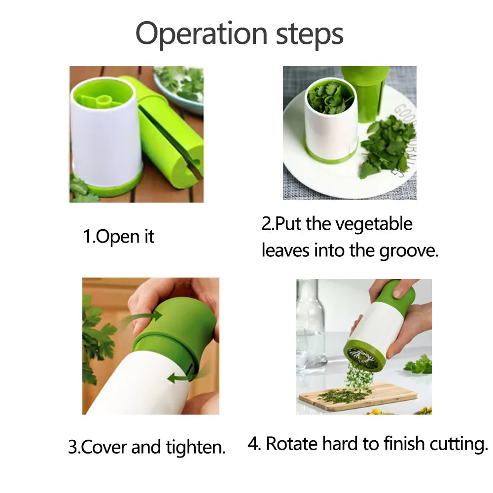 Manual herb chopper
