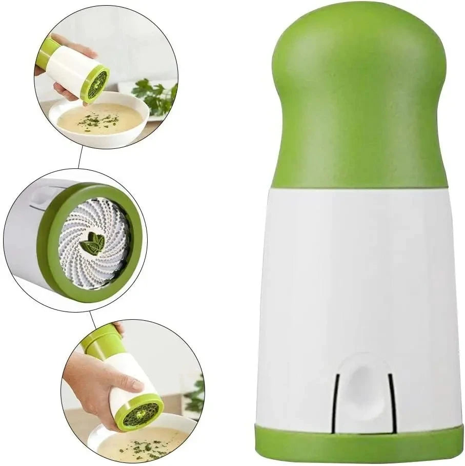 Manual herb chopper