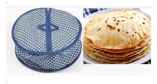 Fresh warm, Zip Roti Cover, (Pack of 2)
