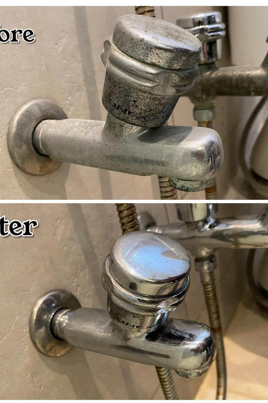 Chrome Shine+ — Instant Cleaner for Taps, Glass & Sanitary Fittings