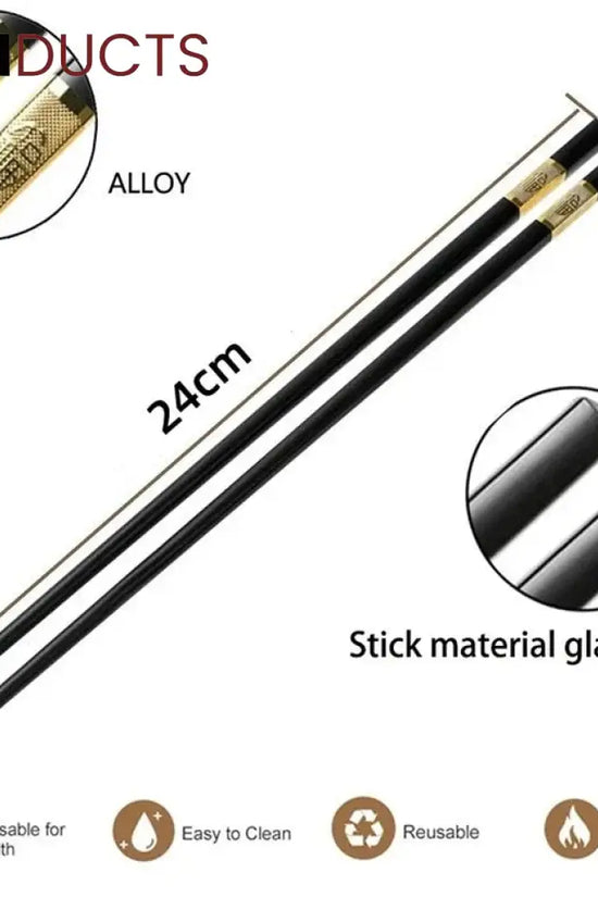 Reusable Non-slip Chopsticks (10pairs) CHINA IMPORT