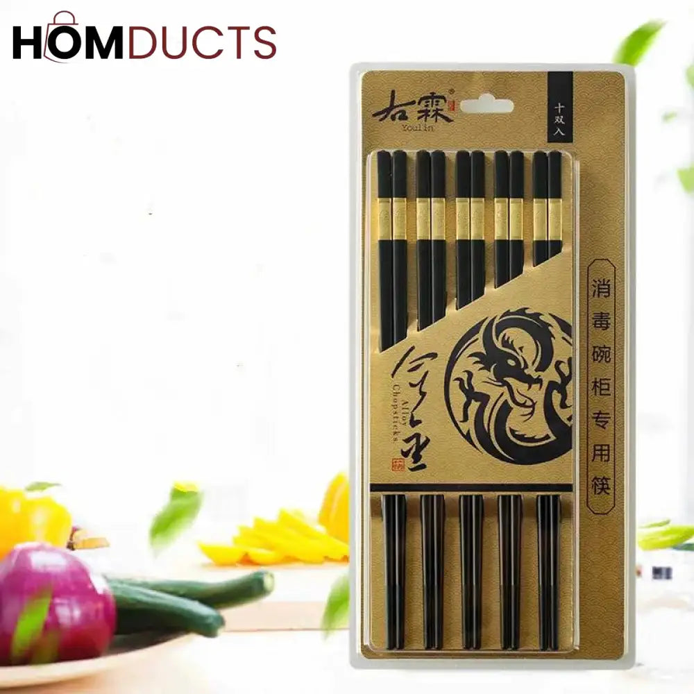 Reusable Non-slip Chopsticks (10pairs) CHINA IMPORT