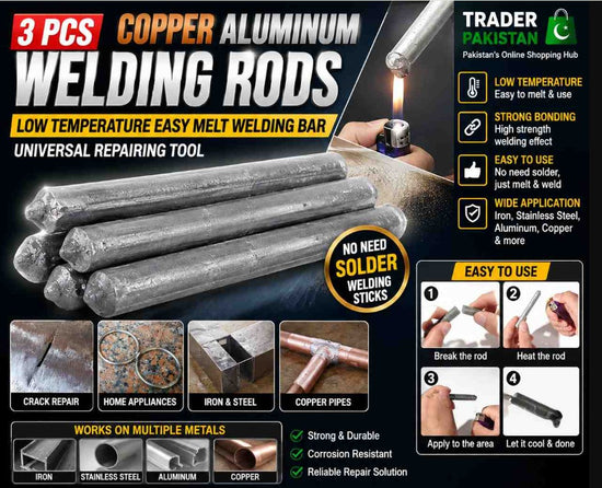 Aluminum Welding Stick/Rod   (Pack of 6)