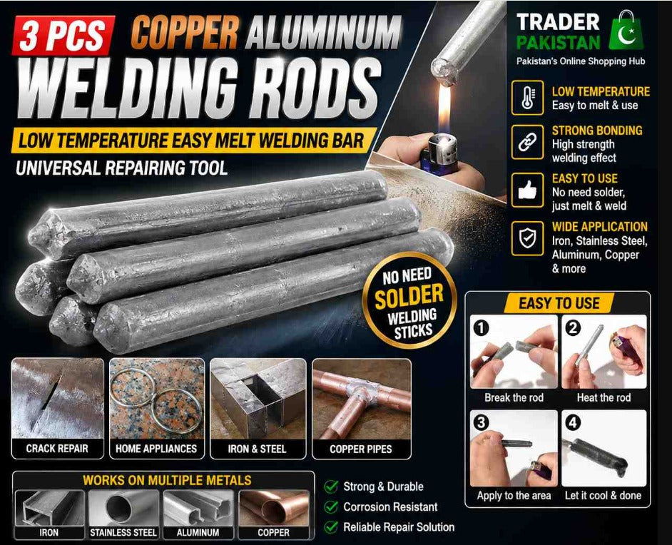 Aluminum Welding Stick/Rod   (Pack of 6)
