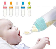 Baby Spoon Feeder Bottle with Soft Silicone Spoon | 90ml